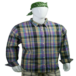 Chemise en flanelle à manches longues décontractée pour homme, à col montant, 100% coton, avec logo personnalisé, nouvelle tendance, chemises en flanelle tendance - Product Image 1