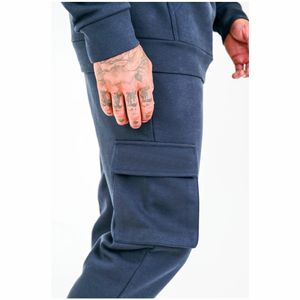 Conjuntos Deportivos de Moda para Hombre, de Dos Piezas, Informales, de Algodón y Poliéster, Transpirables, Estampados, con Capucha, de Color Sólido - Product Image 4