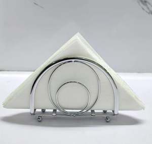 Vente en gros de porte-serviettes de table porte-mouchoir porte-serviettes en métal doré de première qualité pour la cuisine, la salle à manger et l'extérieur - Product Image 5