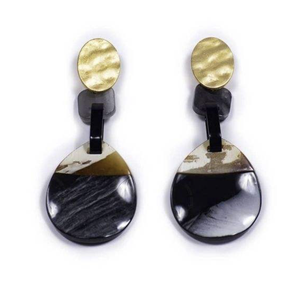 Dernier design Boucle d'oreille en corne de vache et de boeuf Boucle d'oreille en corne de buffle Bijoux naturels élégants Boucle d'oreille de bijouterie design à la taille personnalisée - Product Image 5