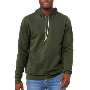 Bella + Canvas Unisex Poly-Cotton Fleece Full-Zip Pullover Venta al por mayor Sudadera con capucha VERDE Hombres Heavy Blend Sudadera con capucha - Product Image 2