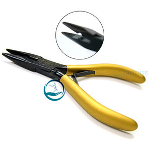 Pince à retirer les extensions de cheveux, à une seule ouverture, mâchoire dentelée, acier inoxydable, outil durable pour les professionnels de la beauté, les stylistes - Product Image 1