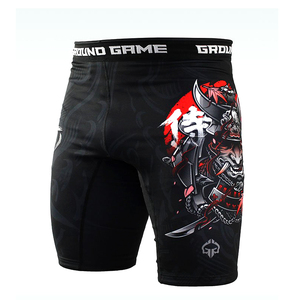 Pantalones cortos de compresión mma con impresión personalizada, shorts de lucha con impresión sublimada, venta al por mayor - Product Image 1