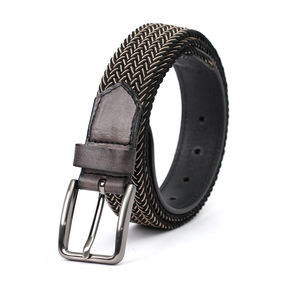 Correa de piel auténtica trenzada de piel de vaca desgastada de inspiración vintage con elegante hebilla de aleación de plata - Product Image 4