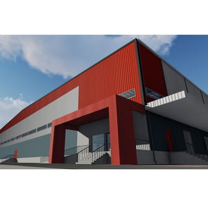 Edificio prefabricado de la fábrica del taller del almacén de la estructura de acero prefabricada - Product Image 5