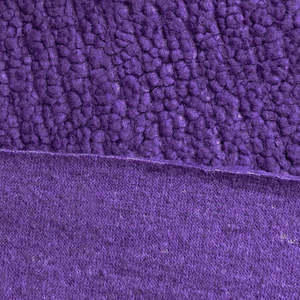 Tissu en polaire sherpa 100% polyester, poids lourd 455 g/m², gaufré, en cachemire d'agneau, sur mesure en gros, pour sweats à capuche et manteaux - Product Image 3