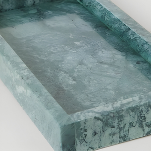 Plateau de service en marbre moderne de luxe, meilleure qualité, décoration d'intérieur, vente en gros directe d'usine, vendeur de vacances garanti à bas prix - Product Image 1