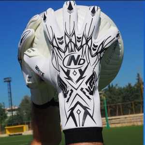 Guantes de portero de corte negativo de látex de caucho texturizado de agarre fuerte para uso en exteriores - Product Image 3