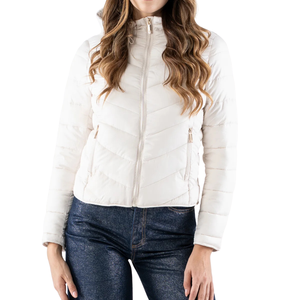 Blouson Bomber Slim Fit Léger en Tissu Oxford Teint Uni Coupe-Vent Chaud Isolé pour l'Hiver Style Ajusté - Product Image 3