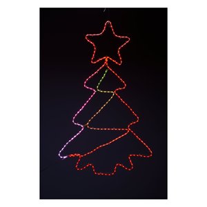 Luces LED Pre-Qu' Italia Light Tree Games 216 RGB IP44 D4090, 78 cm de Alto, 50 cm de Ancho, para Decoraciones Navideñas - Product Image 1