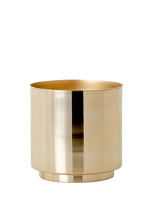 Pot de jardinière en métal couleur or martelé utilisé pour la décoration de salon et de bureau Pots de fleurs décoratifs de table - Product Image 3