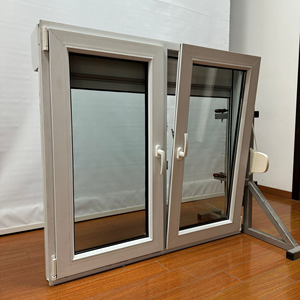 Hiện đại uPVC casement cửa sổ với Swing mở phong cách đôi bằng kính cách nhiệt & tiết kiệm năng lượng cho phòng ngủ sử dụng - Product Image 4