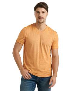 T-shirts en gros pour hommes, col en V, nouveau design, t-shirts en coton pour hommes, sur mesure, taille personnalisée, t-shirts à col en V - Product Image 1