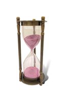 Sablier en verre moderne fait main, durable et portable, minuteur de 1 minute, couleur personnalisée, cadeau d'anniversaire pour la maison, le bureau ou le bureau à domicile