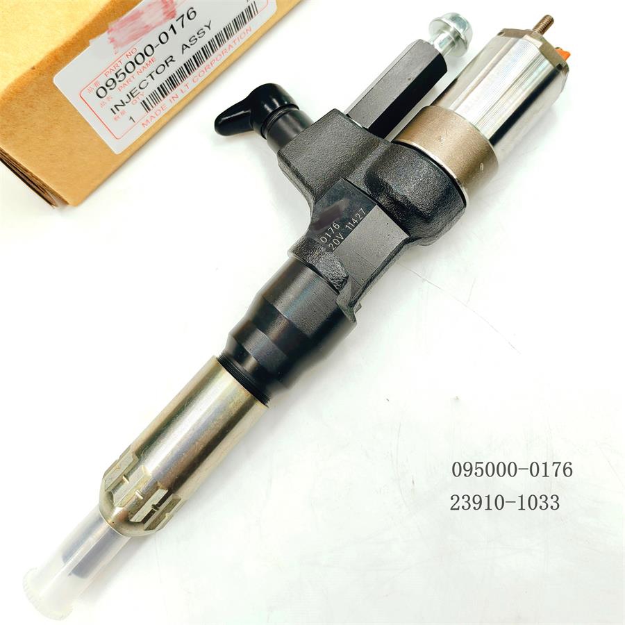 High Quality Diesel Fuel Injector 095000-0176 Common Rail Injector 23910-1033 For HINO J08C