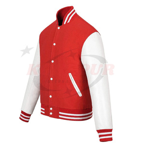 Recién llegado, chaqueta universitaria para hombre, Mangas de cuero con estilo de bolsillo, chaqueta muy recomendada a un precio razonable - Product Image 2