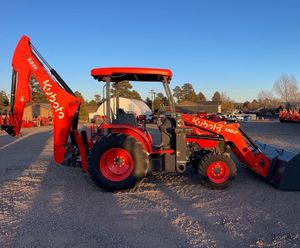 Tracteur d'occasion M62 TLB 50 CV avec chargeur frontal et pelle arrière, pour usage agricole, moteur et boîte de vitesses inclus. - Product Image 5