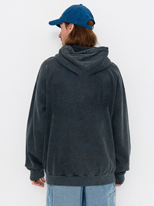 Sweat à capuche surdimensionné 100% coton pour hommes, couleur unie, hiver, style urbain, polyester brodé/coton de luxe - Product Image 4