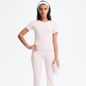 Camisetas de Algodón Orgánico 100% al por Mayor, Lisas, Unisex, de Gran Tamaño, para Impresión, de Alta Calidad, Cuello Redondo, Ropa Deportiva, Gimnasio, Yoga, Fitness - Product Image 1