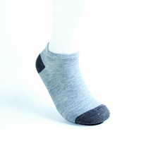 Chaussettes bateau en polyester et coton pour hommes, colorées, respirantes, couleur chair, vente en gros directe d'usine