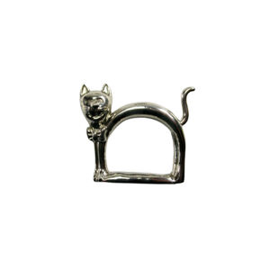 Dernier design, vente en gros, anneau de serviette en métal argenté en forme de lotus, boucle pour la fête des mères, célébration de festival, décoration de table de dîner - Product Image 4