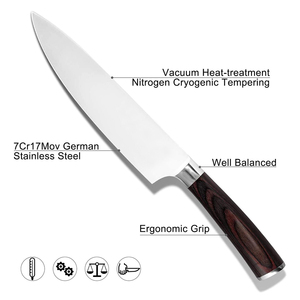 Vente en gros Personnalisé Qualité supérieure OEM ODM Service Couteau de chef professionnel japonais Damas Couteau de cuisine en acier inoxydable - Product Image 4