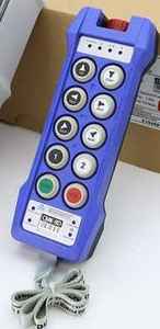 Control Remoto por Radio CMK F24-8D, Control Remoto Inalámbrico por Radio, 8 Velocidades Dobles, Botón de Presión + 1 Interruptor de Tipo Hongo + 1 Interruptor de Encendido, IP-66, Alcance de 100 Metros, Alimentación CA/CC - Product Image 2