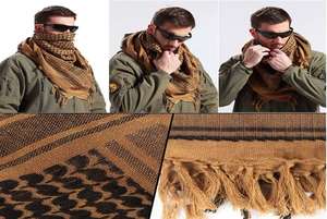 Ligero Shemagh árabe Shemagh Indu desierto Keffiyeh cabeza cuello bufanda - Product Image 5