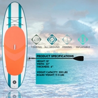 Planche à pagaie gonflable Offres Spéciales planche à pagaie de surf planche à pagaie gonflable avec accessoires de SUP
