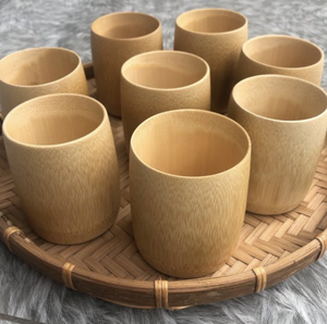Taza de Bambú Natural Sólido para Agua y Bebidas, Vajilla Artesanal de Origen Vietnamita - Product Image 4