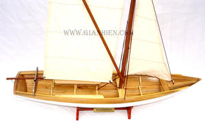 Gia Nhien Fabricant Approuvé Conception Personnalisée quantité minimale de commande Basse KRAGEROTERNA CLINKER COQUE MODÈLE DE BATEAU EN BOIS-MODÈLE DE BATEAU EN BOIS - Product Image 4