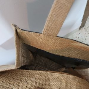 Bolsa de Almuerzo de Yute Personalizada al por Mayor de Gemini: Bolsas de Compras Ecológicas y Reutilizables de Fibra Natural - Product Image 5