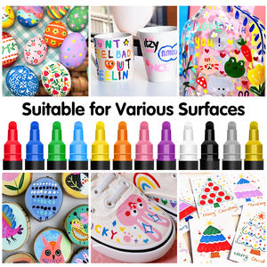 36-<span class=keywords><strong>Color</strong></span> DIY boyama kalıcı su geçirmez ince uçlu akrilik boya sanat yaratıcılığı için Marker kalem seti fabrika fiyat - Product Image 3