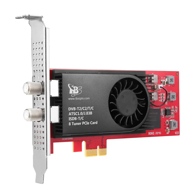 TBS6209SE PCIe Card Digital Satellite Receiver FTA DVB-S2X Card IPTV Streaming Card