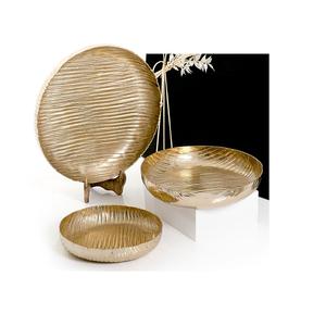 Set Of Three Different Size Nuts Serving Bowl Aluminium Silver Color <b>Prime</b> Quality Decorative Bowl At <b>Cheap</b> Price - Product Image 3