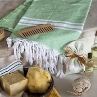 Cheap Turkish Striped Fouta Towel 100% Cotton Quick-Dry Sand Free Eco-Friendly Beach Custom Logo 100x180cm All-Season Free