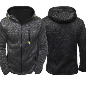 Veste polaire à capuche zippée pour hommes de haute qualité Design d'hiver ample sportif personnalisé avec produit fini léger 100% coton - Product Image 6