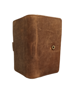 Portefeuille en cuir Crazy Horse vintage personnalisable et élégant unisexe avec fermeture magnétique personnalisée Carte de crédit faite à la main - Product Image 4