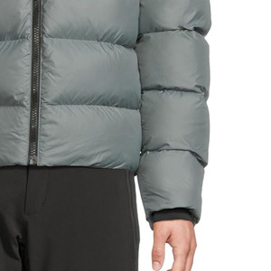 Veste matelassée à capuche en duvet imperméable personnalisée de haute qualité veste matelassée chaude coupe-vent manteau d'extérieur d'hiver vestes à bulles pour hommes - Product Image 6