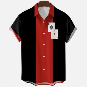 เสื้อเชิ๊ตผู้ชายเสื้อเชิ๊ตแขนยาวครึ่งแขนระบายอากาศได้ดีดีไซน์ใหม่ - Product Image 4