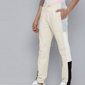 กางเกงขายาวลำลองเอวสูงผู้ชายขายดีที่สุดปี 2025 ผ้าฝ้ายเนื้อเบา ทรงตรง ลายเรียบ เอวยางยืด แห้งเร็ว - Product Image 3