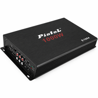 Amplificateur de voiture 4 canaux Classe AB 100W x 4 RMS 1000W de crête haute puissance, pontable 250W x 2, système audio stéréo pour voiture avec amplification des basses et filtre passe-bas (LPF)