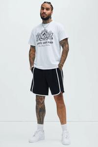 Comprar al por mayor Custom Gym Shorts Heavyweight 100% algodón jersey Streetwear Vintage Shorts para hombres - Product Image 6