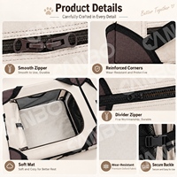 CANBO Hohe Qualität Portable Folding Pet Carry Crate für Hunde Komfortable Atmungsaktive Mesh Pet Dog Transport Tasche