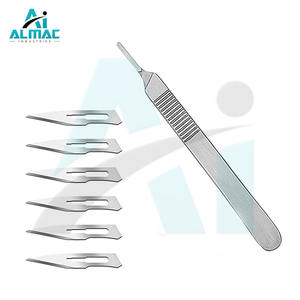 ALMAC BAS quantité minimale de commande Nouvelle Arrivée Manche de Scalpel N ° 7 avec Lame Chirurgicale Allemande en Acier Inoxydable Support de Scalpel Manuel Certifié CE ISO - Product Image 3
