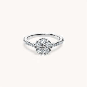 แหวนเพชรแล็บโกรว์ 14k ทองคำแท้ ลิลลี่ พาฟ - Product Image 1