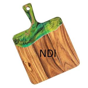 New Arrival Design Wooden <b>Chopping</b> <b>Block</b> With Handle Natural Finishing Salad Serving Chopper Board For Hotel Kitchenware Items - Product Image 2
