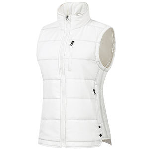 Diseño personalizado de alta calidad impermeable de las mujeres ligeras Puffer chaleco 100% poliéster cálido al aire libre chaqueta sin mangas - Product Image 5