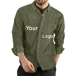 ผู้ผลิตโดยตรง! เสื้อเชิ้ตลำลองผ้าฝ้าย100% สำหรับผู้ชายขนาดใหญ่พิเศษพิมพ์ลายปักโลโก้ตามสั่งสำหรับฤดูใบไม้ร่วง - Product Image 2