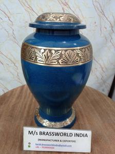 Urnas de cremación negras para adultos de alta calidad, suministros funerarios, urnas de cremación grabadas en latón, fabricante y proveedor al por mayor - Product Image 4